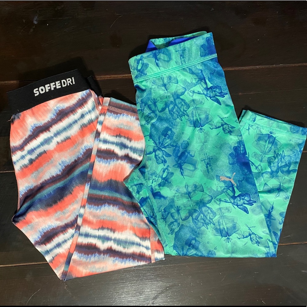 Puma and Soffe Athletic Capri Leggins.